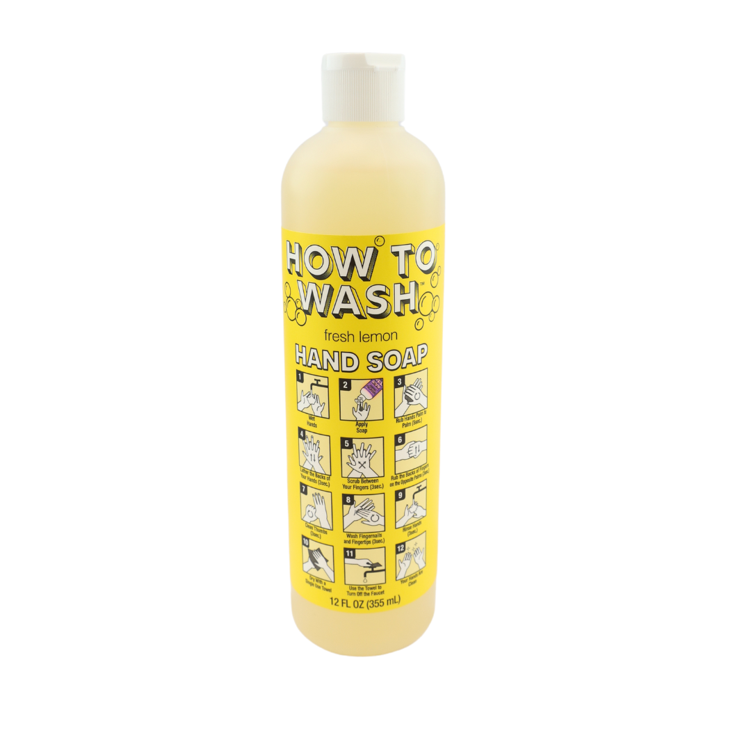 How To Wash Hand Soap Lemon, 12oz