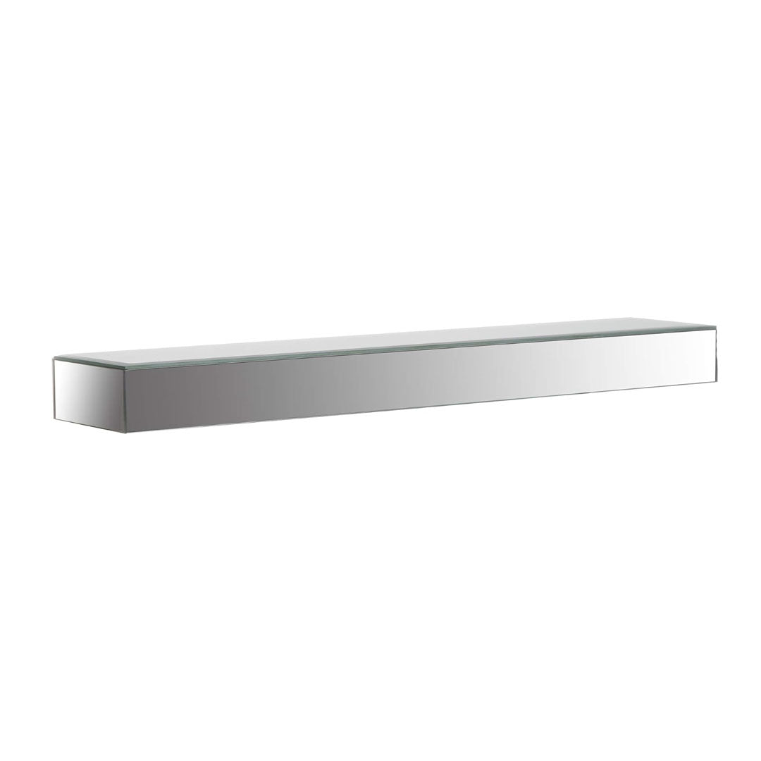 22in. Mirrored Floating Wall Shelf Ledge