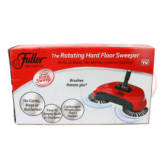 Roto Sweep The Rotating Hard Floor Sweeper