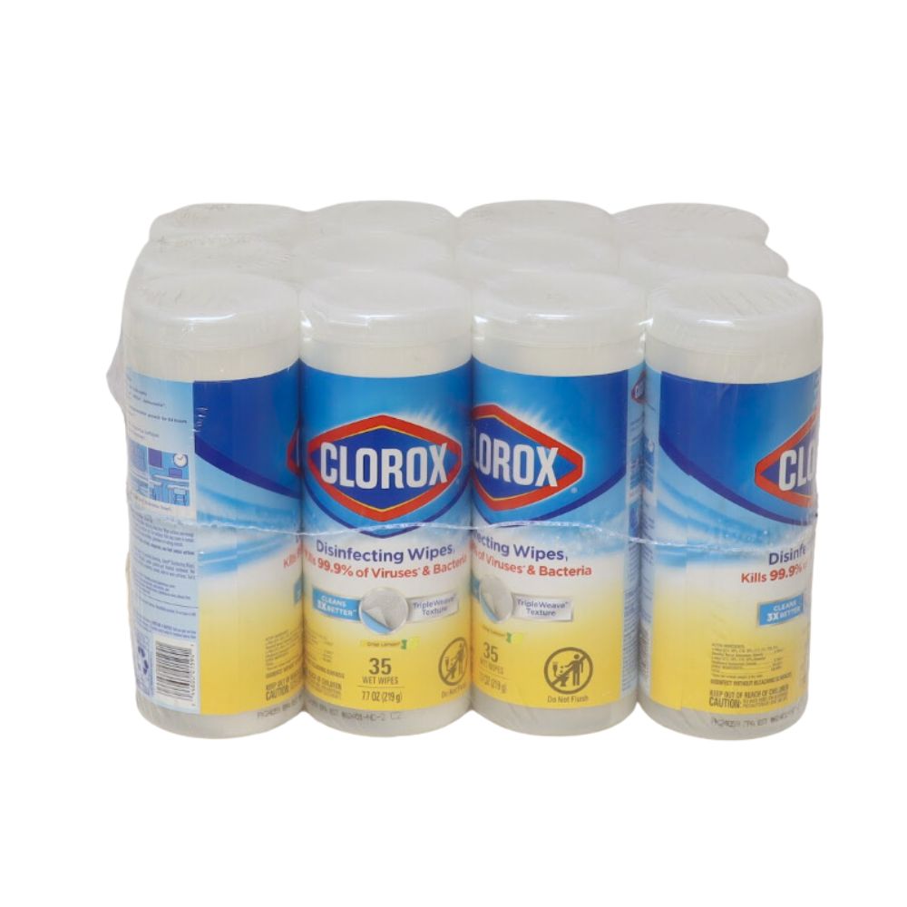 Clorox Disinfecting Wipes Lemon 35ct (SOLD AS CASE) 12/Carton