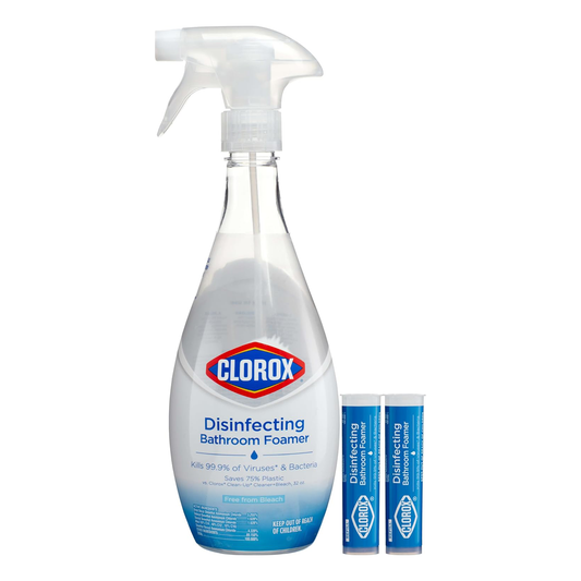 Clorox Disinfecting Bathroom Foamer Just Add Water 2 Refill