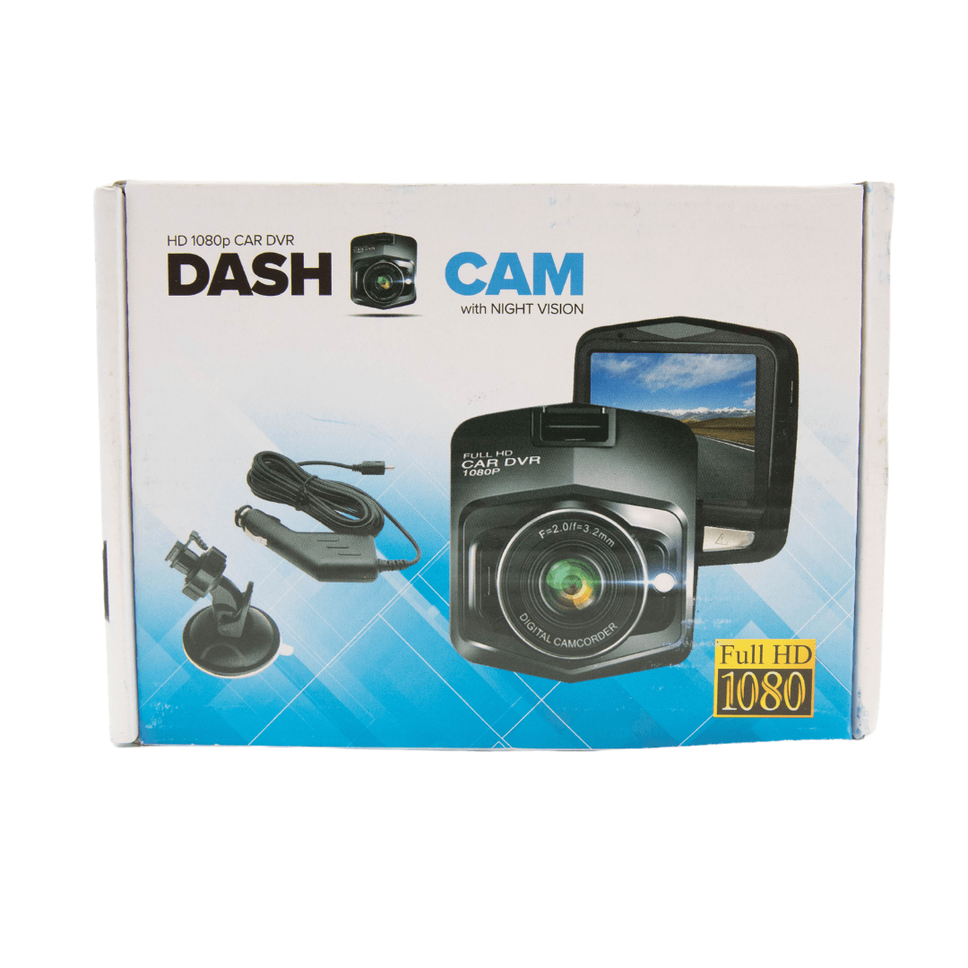 1080p HD Dash Camera with Night Vision 7" x 6.5"