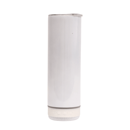 20 oz Sublimation Blank White Tumbler with Bluetooth Speaker, Variety of Colors