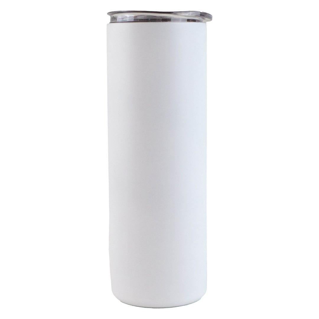 30oz Kupresso Sublimation or Laser Etch White Glow Purple Tumbler