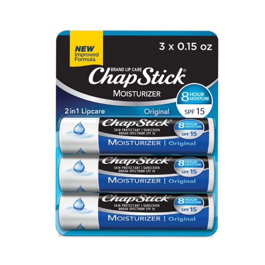 ChapStick Original Lip Care, 3 Count