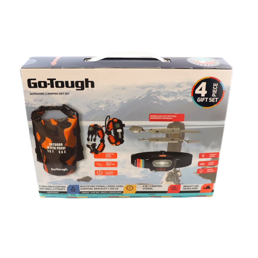 Go-Tough 4 Piece Outdoor Camping Gift Set