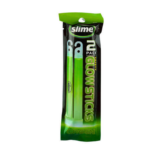 Slime Green Safety Glow Sticks 2 Count