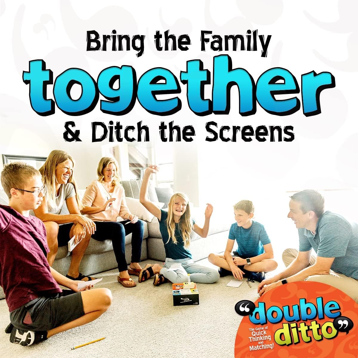 Double Ditto - Award-Winning Family Party Game, Ages 8+