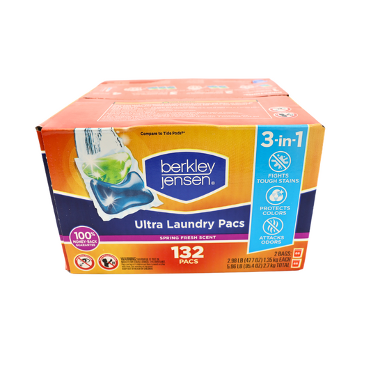 Berkley Jensen Laundry Pods Spring Fresh 132 Count