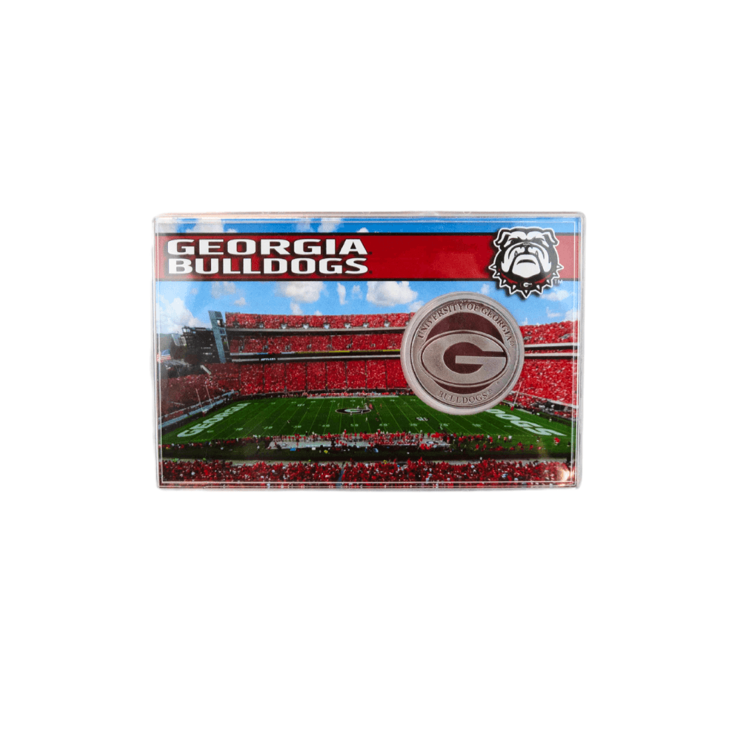 NCAA Georgia Bulldogs Licensed Minted Coin Card