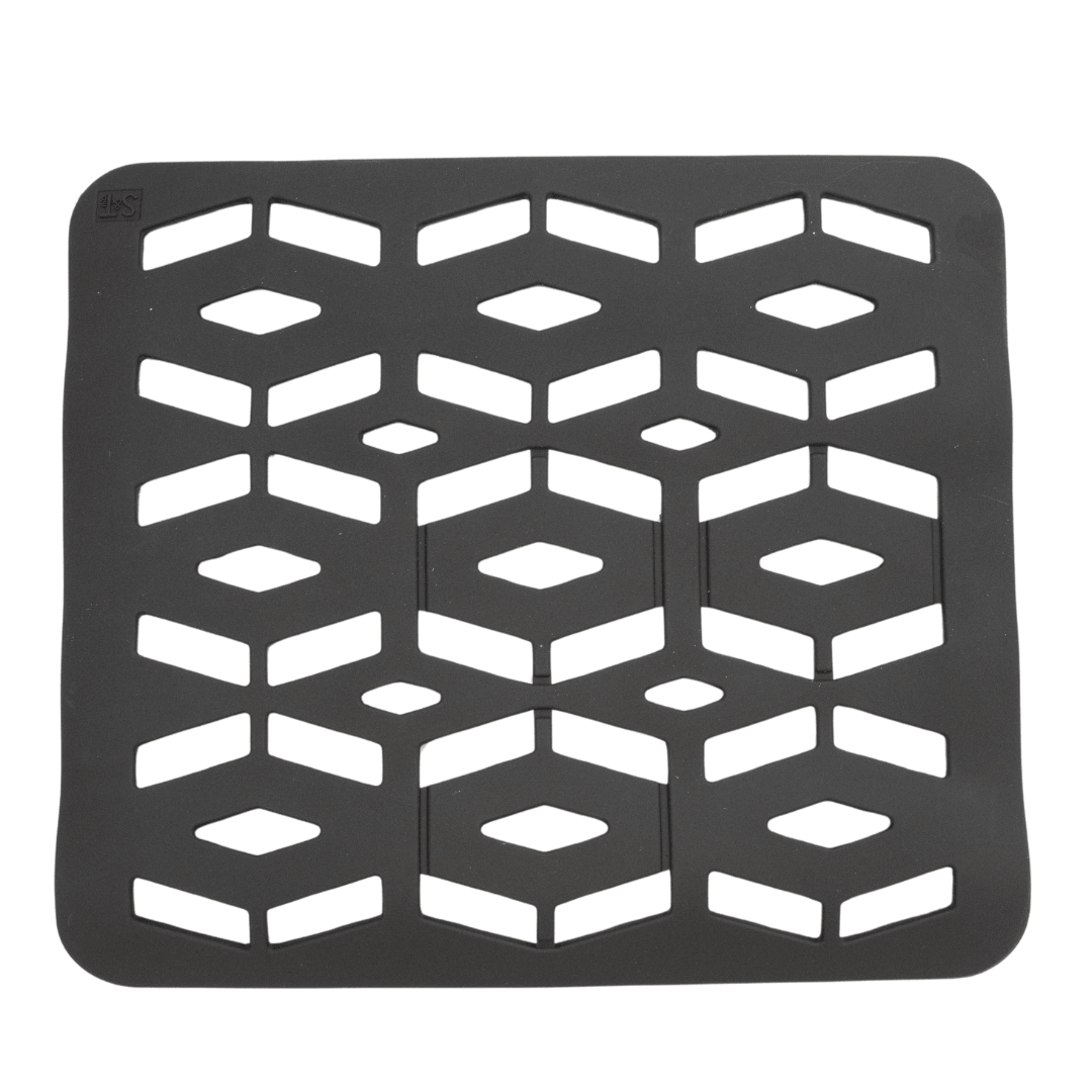 Black Sink Protector Mat 11" x 13"