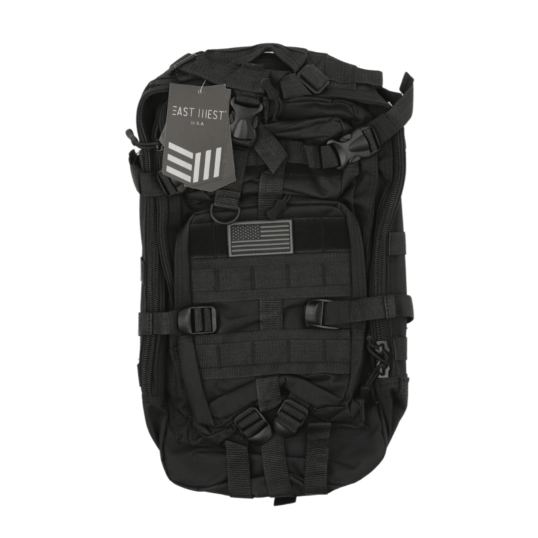 East West Mission Pack Black or Olive 10" x 18" x 7"