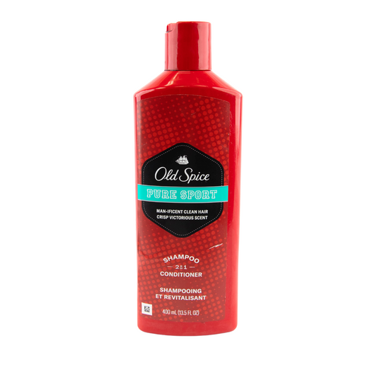 Old Spice Pure Sport 2 in 1 Shampoo and Conditioner 13.5oz