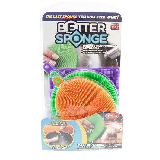 Better Sponge Silicone Sponges 3 Count