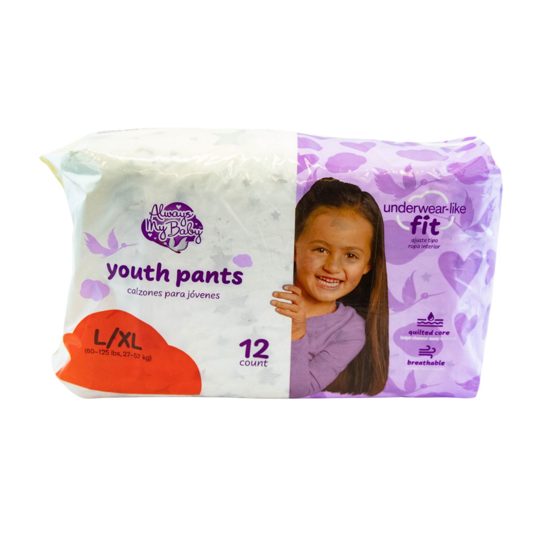 Always My Baby Youth L-XL Youth Pants, 12 Count