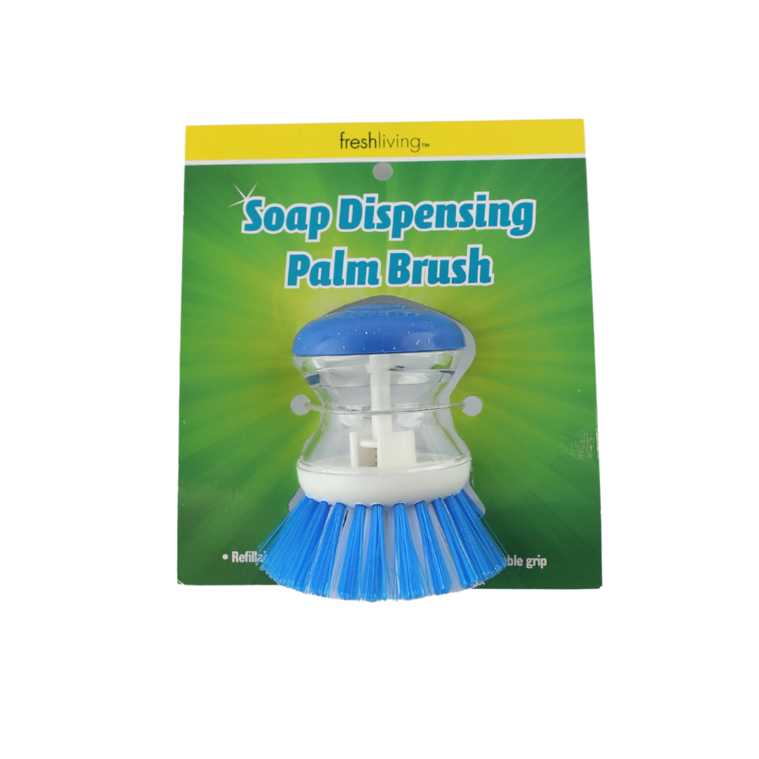 Freshliving Soap Dispensing Palm Brush