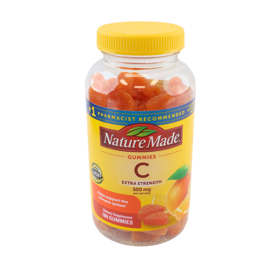 Nature Made Vitamin C 500mg Vitamin Gummies, 180 Count-BEST BY 01/25