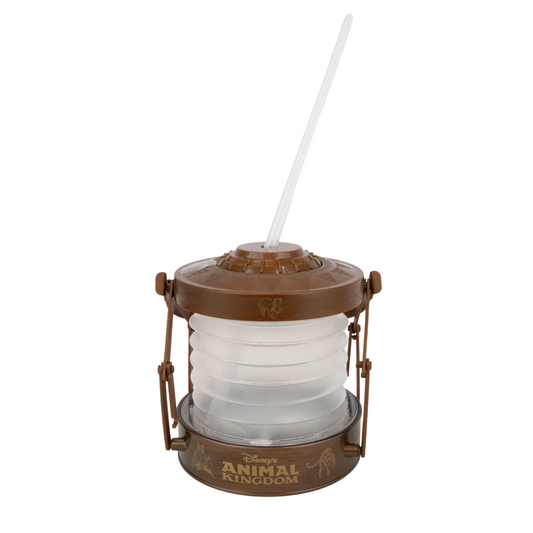 Disney Animal Kingdom Cup Lantern with Straw and Batteries