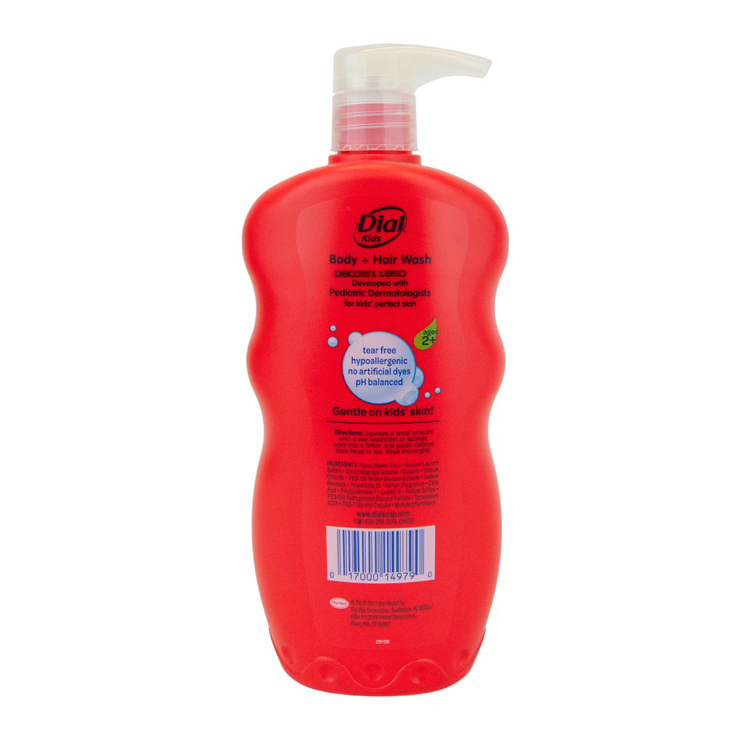 Dial Kids Hair + Bodywash Bursting Apple Rapids, 24oz