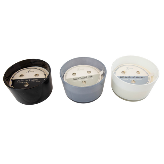 True Living Essentials 3 Wick Candle Scent Assortment, 14oz