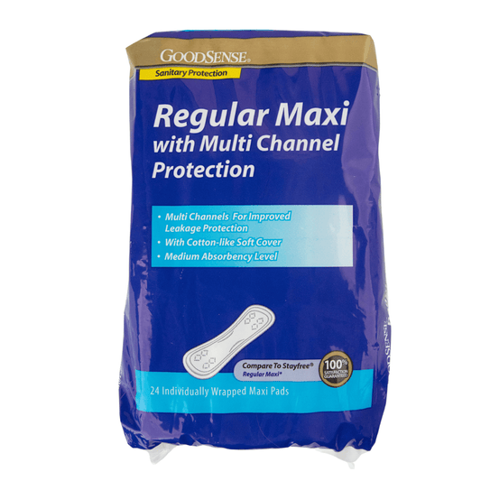 GoodSense Regular Maxi Pads 24 Count