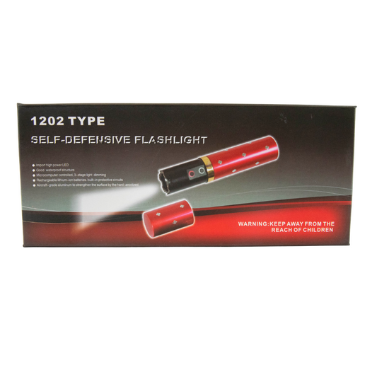 Self-Defensive Flashlight and Taser **Color outside box may be different from inside**IN STORE PICK UP ONLY**