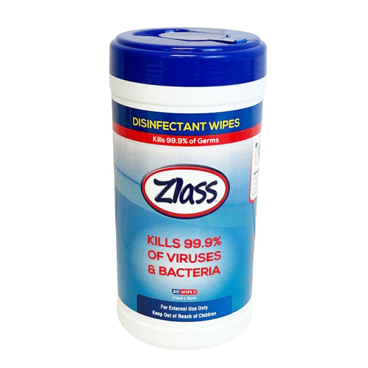 Zlass Disinfectant Wipes 80 wipes