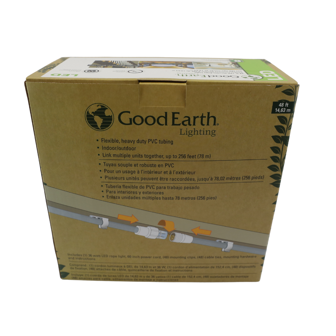 Good Earth 48ft LED Flexible Rope Light Plug In