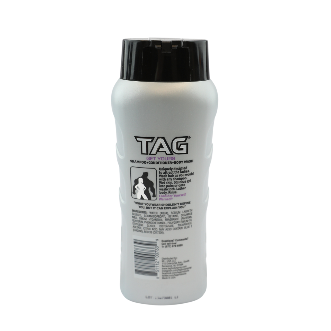 Tag Get Yours 3in1 Shampoo/Cond. Body Wash 18oz