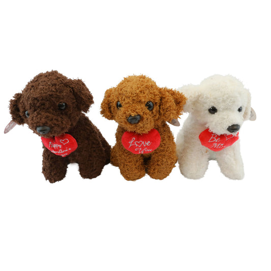 Valentines Small Plush Dog *RANDOM* Assortment