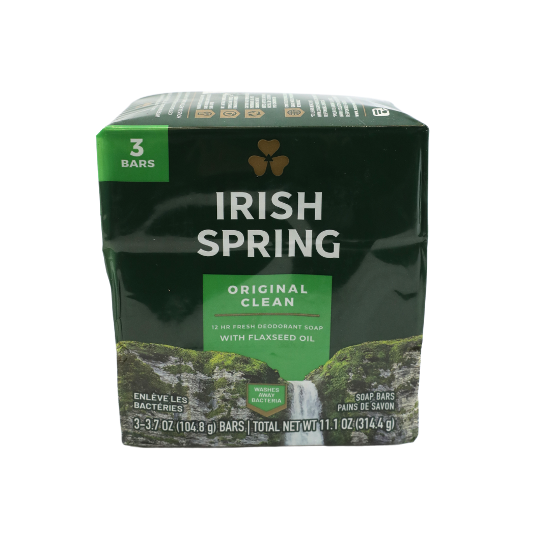 Irish Spring Original Soap Bars, 3 Count