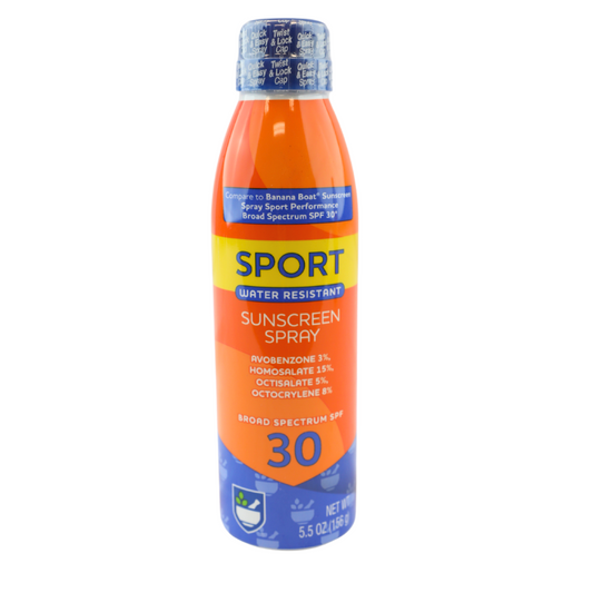 RiteAid Sport Sunscreen Spray SPF 30 5.5oz-BEST BY 06/13/25