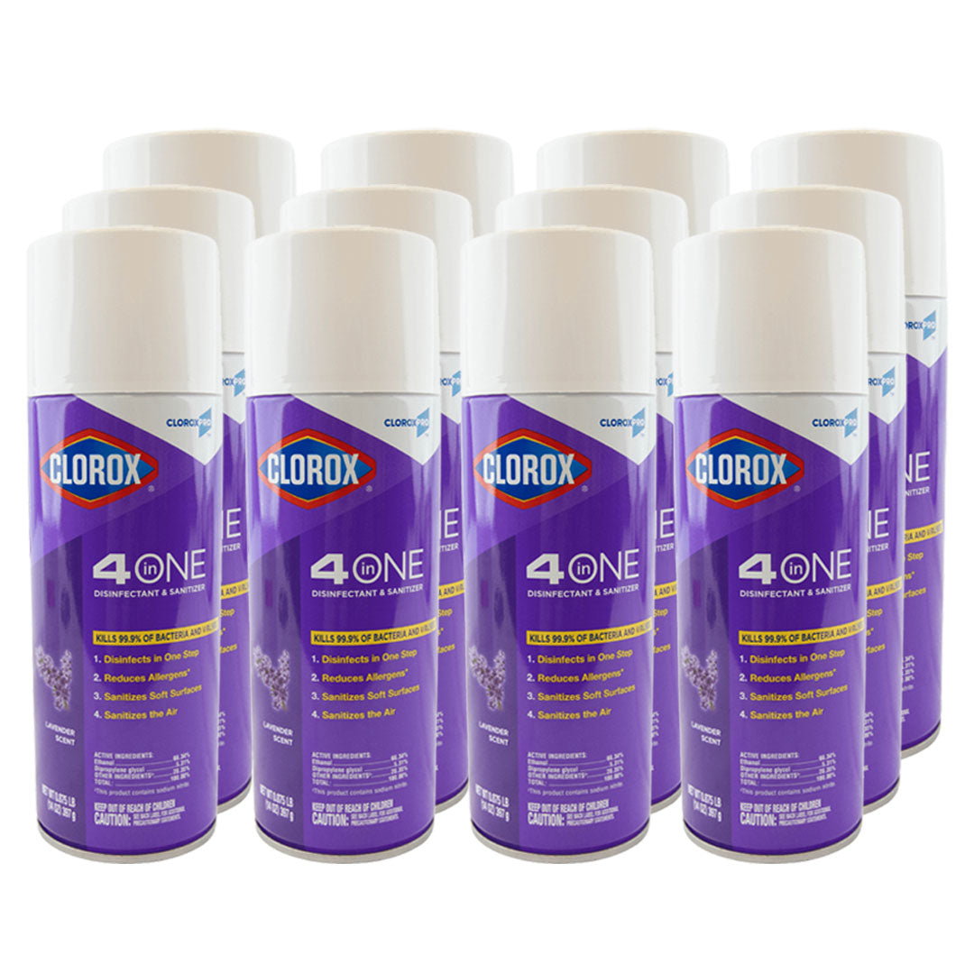 Clorox 4 In 1 Disinfectant 14 Ounces (SOLD AS CASE) 12/Carton