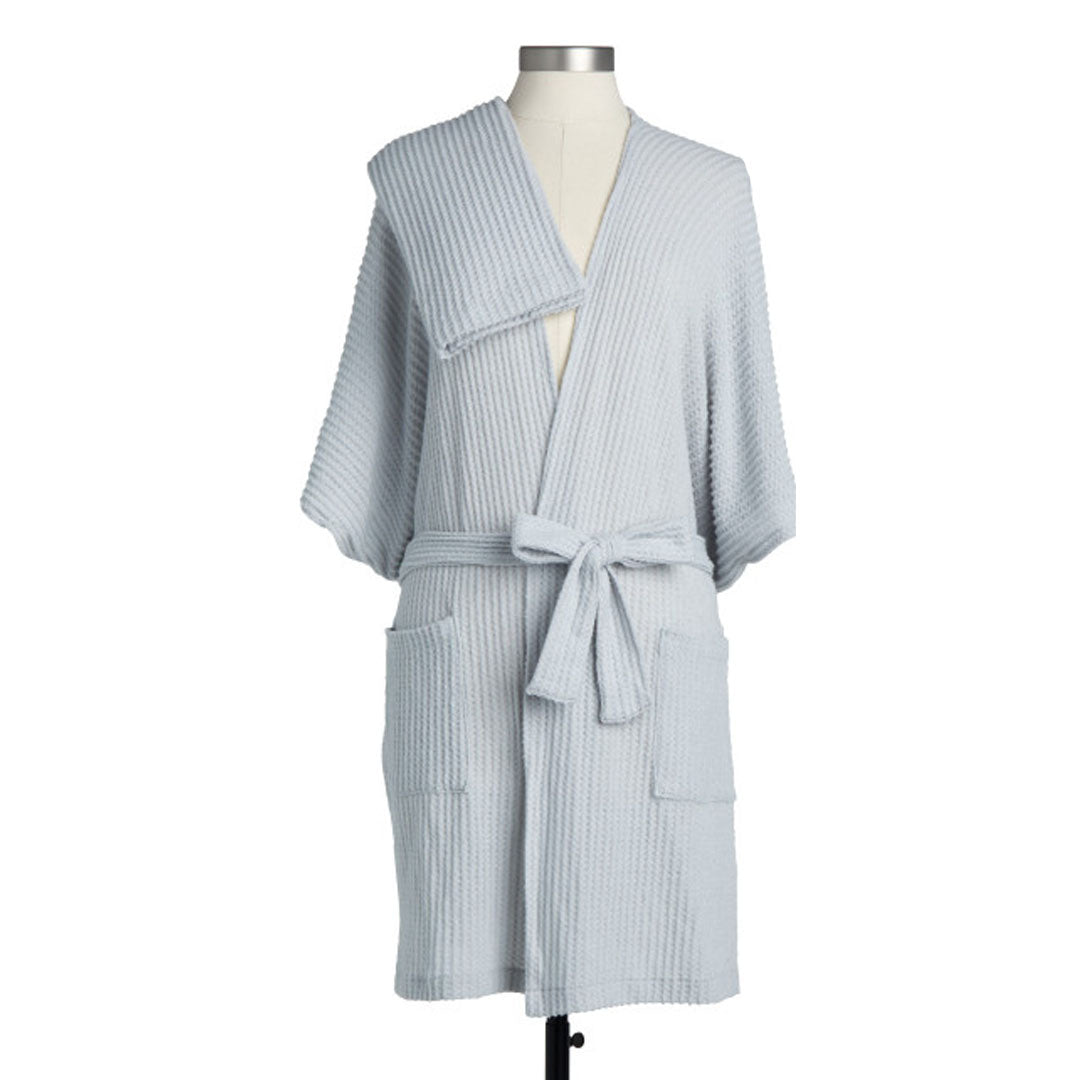 Demdaco Blue Robe and Baby Swaddle Bundle