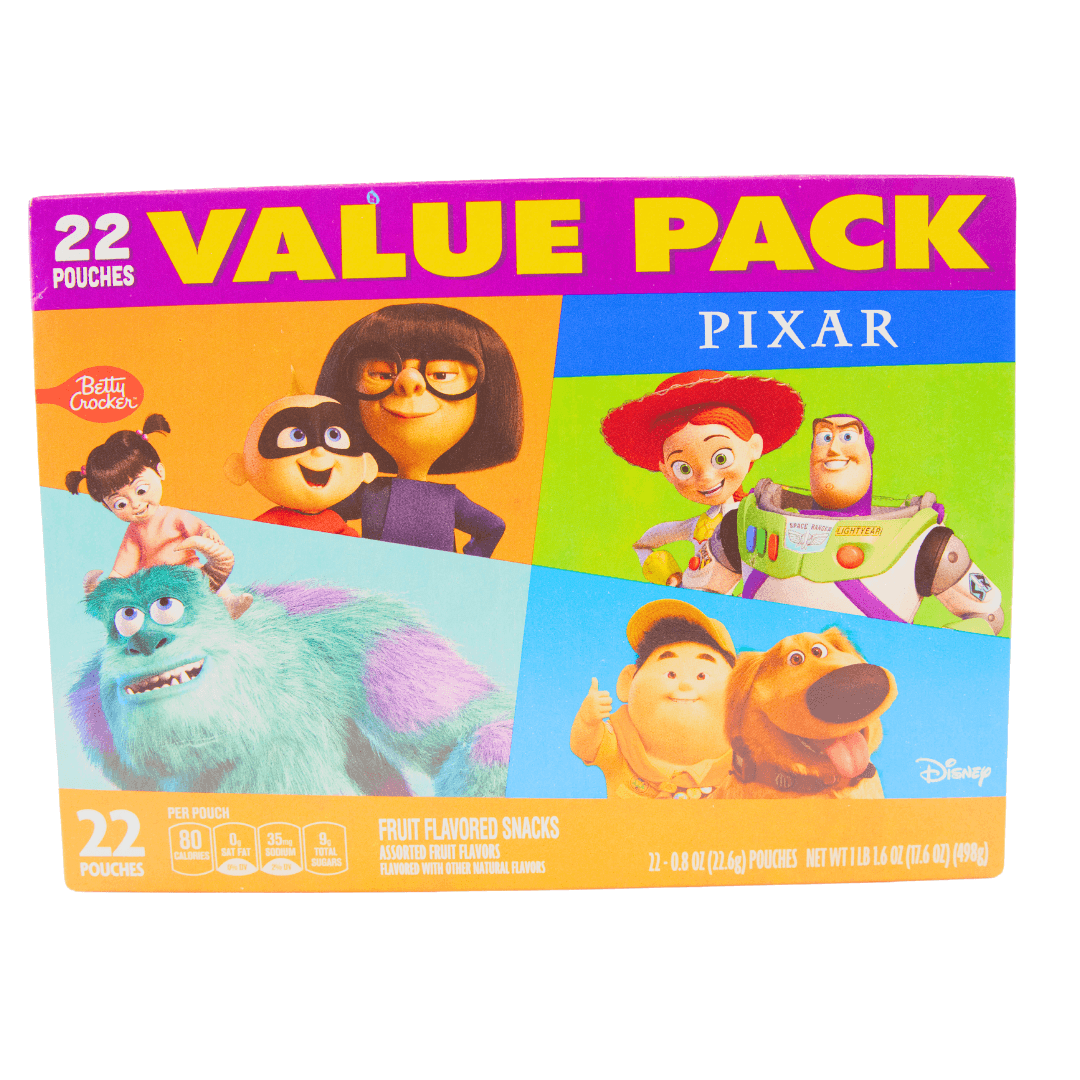 Disney Pixar Fruit Snacks 22 Count-BEST BY 08/28/24