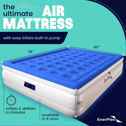 EnerPlex Queen Air Bed With Pump