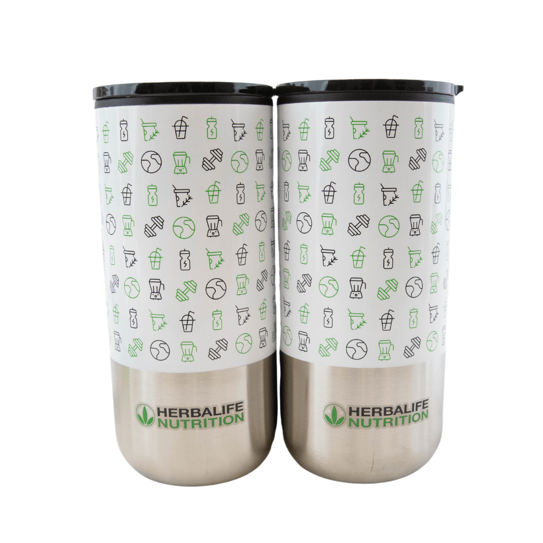 Herbalife Tumbler Set with Straw 2 Count