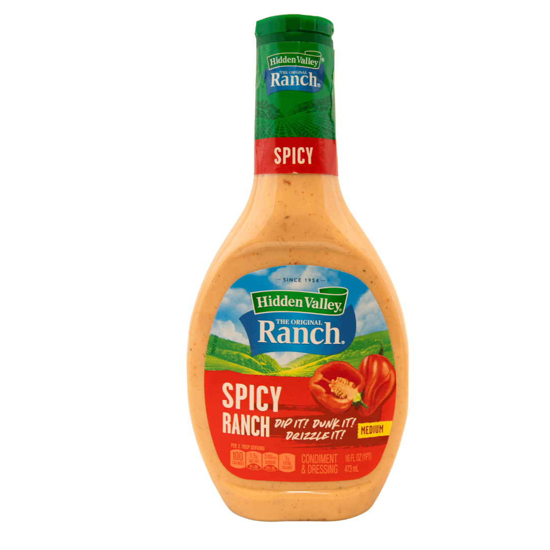 Hidden Valley Spicy Ranch Dressing 16oz-BEST BY 10/04/24