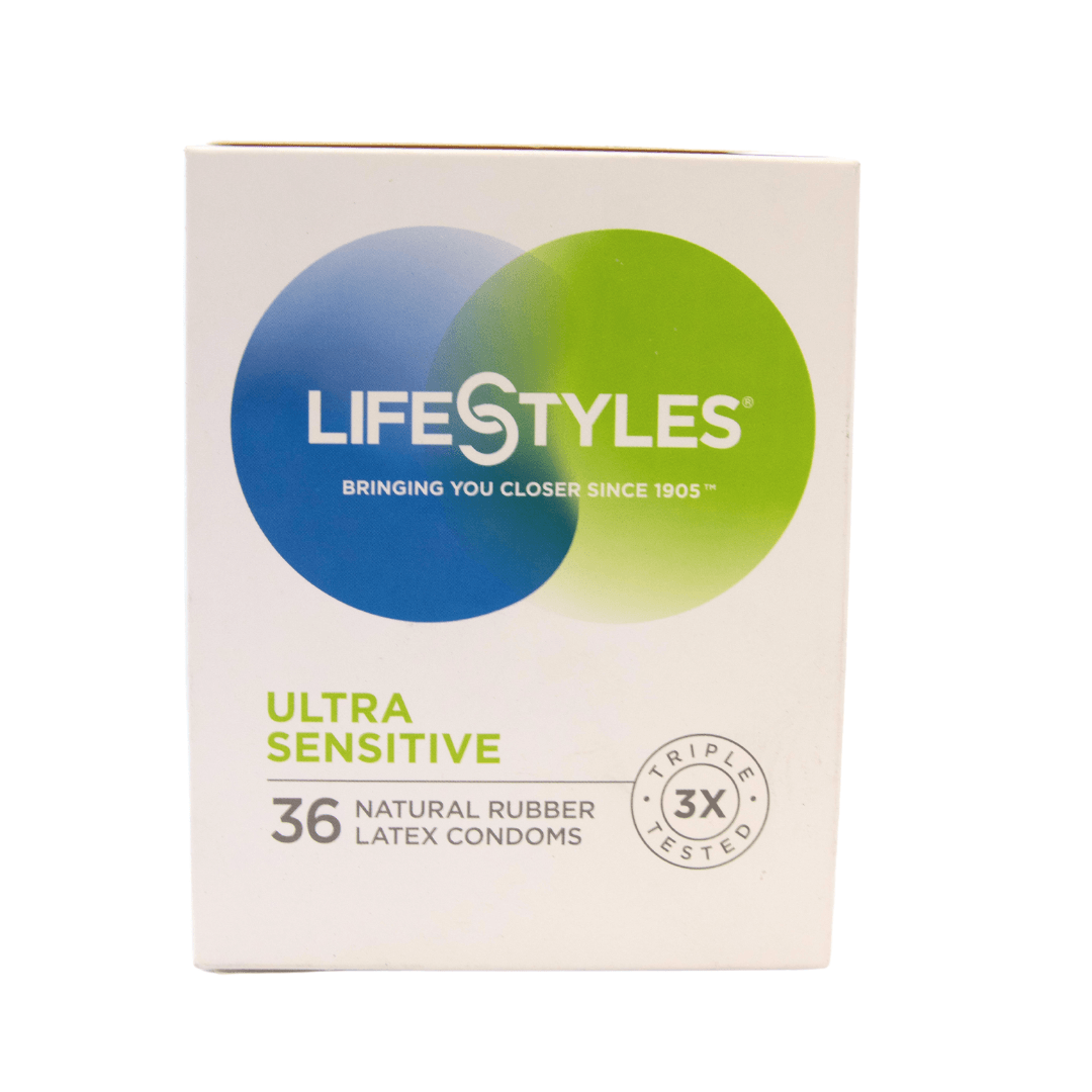 Life Styles Ultra Sensitive Condoms 36 Count-BEST BY 12/31/26