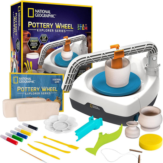 National Geographic Pottery Wheel for Kids – Complete Kit