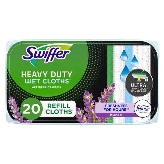 Swiffer Sweeper Wet Cloth 20 ct