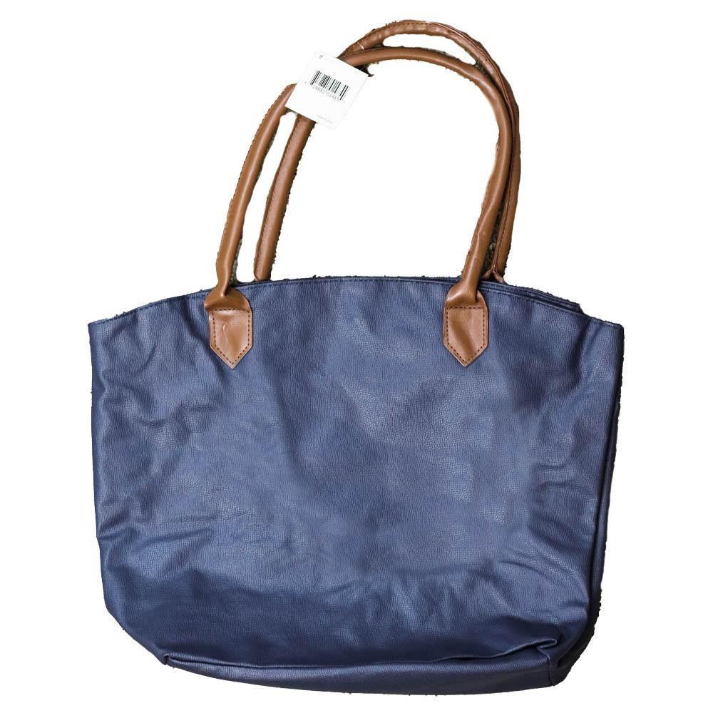 Navy and Brown Tote 3pc Set purse set Wholesale & Liquidation Experts  ?id=28195707650232