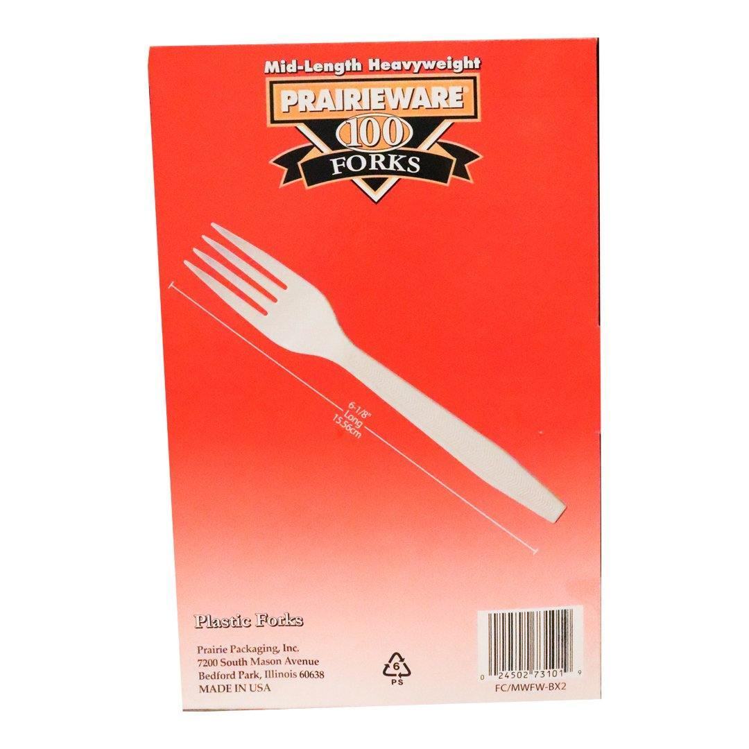 Prairieware Forks or Spoons 100 Count plastic utensils 411